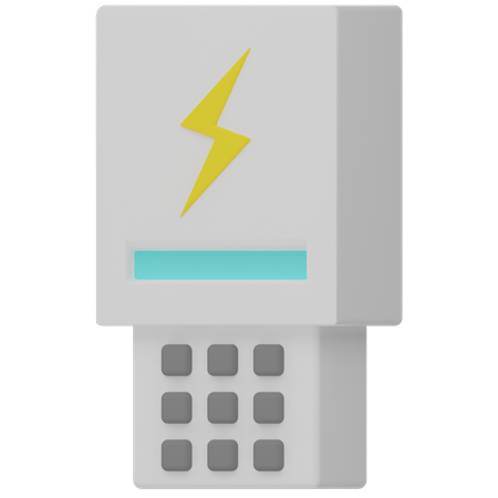 Medidor de energia  3D Icon