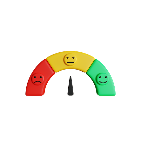 Medidor de feedback  3D Icon