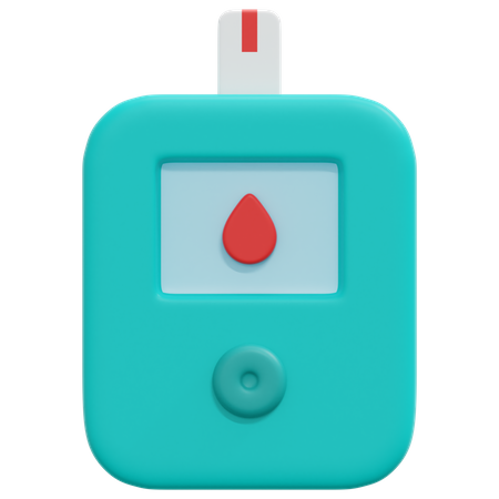 Medidor de glicose  3D Icon