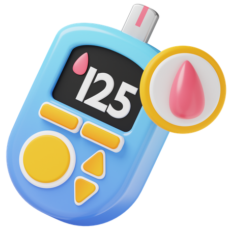 Medidor de glicose  3D Icon