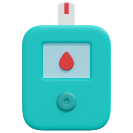 Medidor de glicose  3D Icon