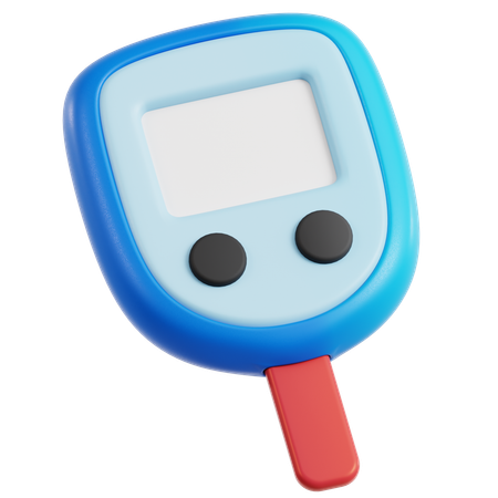 Medidor de glicose no sangue  3D Icon