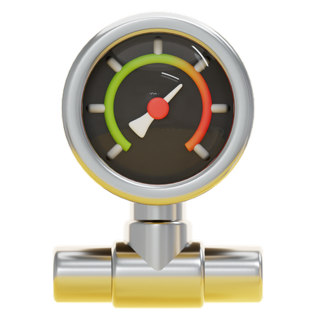 Medidor de pressão  3D Icon