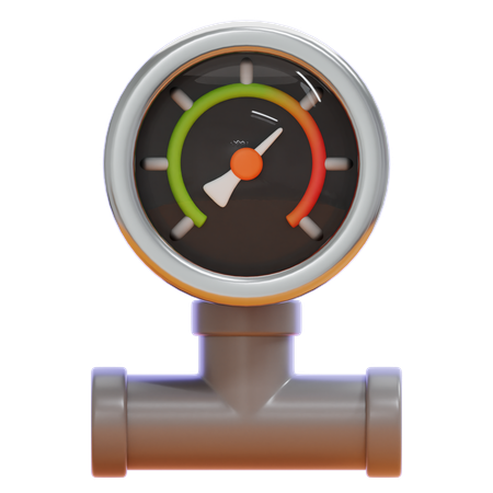 Medidor de pressão  3D Icon