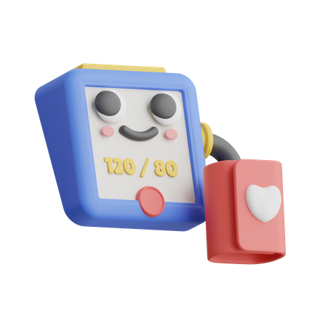 Medidor de pressão arterial  3D Icon