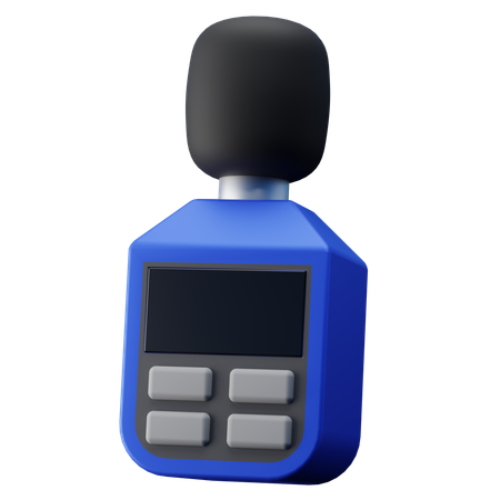 Medidor de som  3D Icon