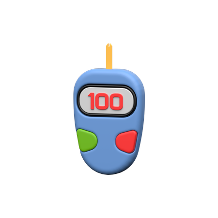 Medidor de teste de açúcar  3D Icon