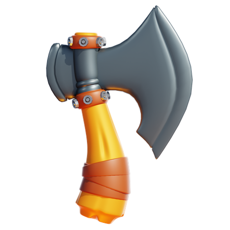 MEDIEVAL AXE  3D Icon