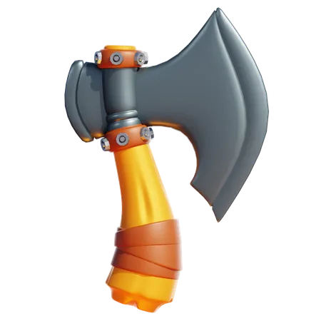 MEDIEVAL AXE  3D Icon