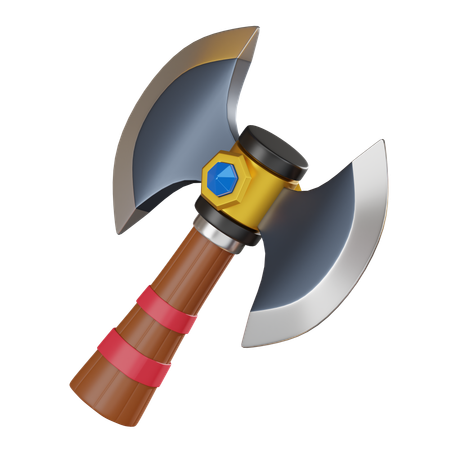 Medieval Axe  3D Icon