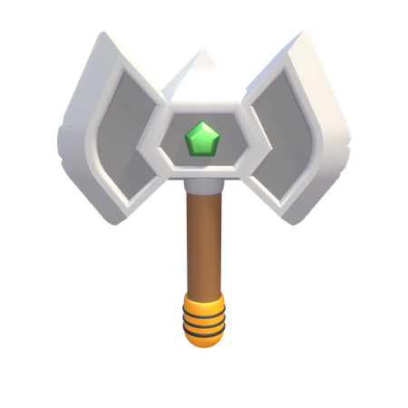 Medieval Axe  3D Icon