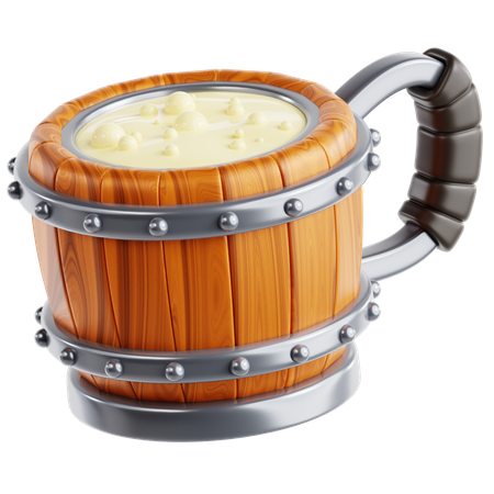 Medieval Beer  3D Icon