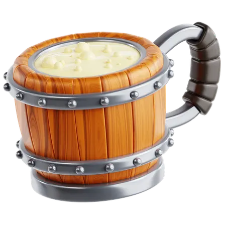 Medieval Beer  3D Icon