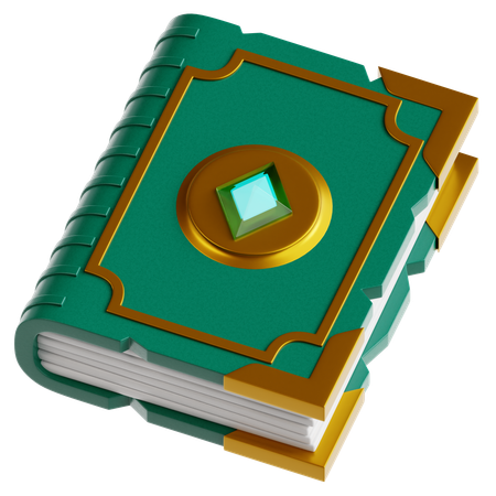 Medieval Book  3D Icon