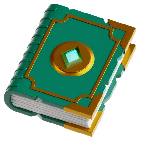Medieval Book  3D Icon