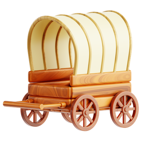 Medieval Cart  3D Icon