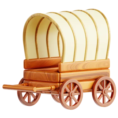 Medieval Cart  3D Icon