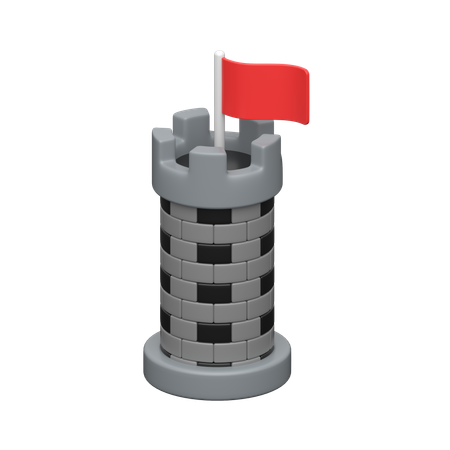 Medieval Castle  3D Icon