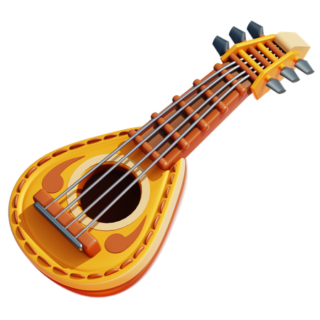 MEDIEVAL GUITAR  3D Icon