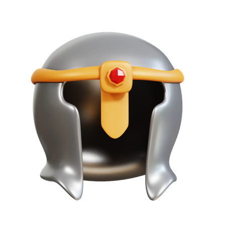 Medieval Helmet  3D Icon