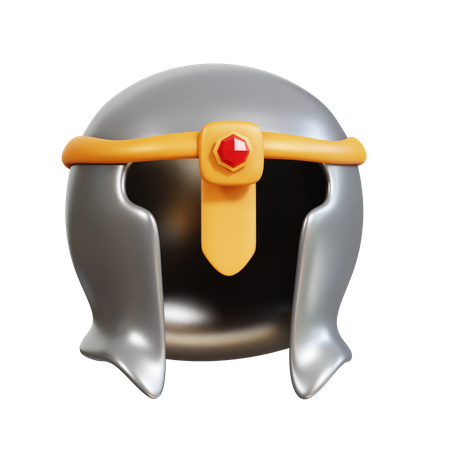 Medieval Helmet  3D Icon