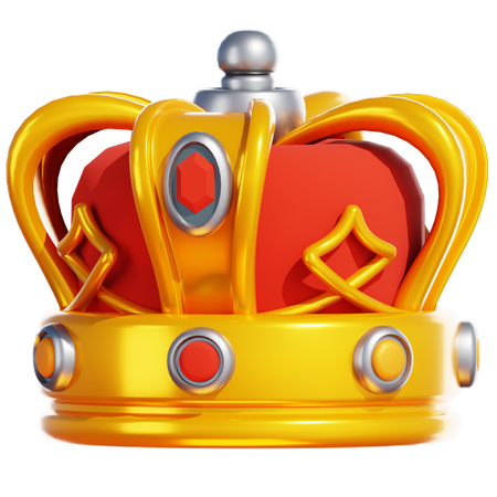 MEDIEVAL KING CROWN  3D Icon