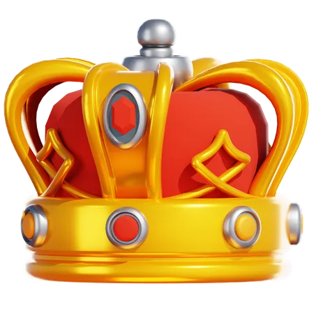 MEDIEVAL KING CROWN  3D Icon