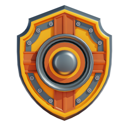 MEDIEVAL KNIGHT SHIELD  3D Icon