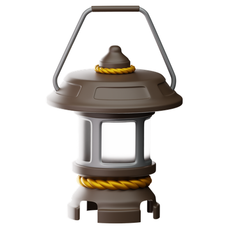 中世のランタン  3D Icon