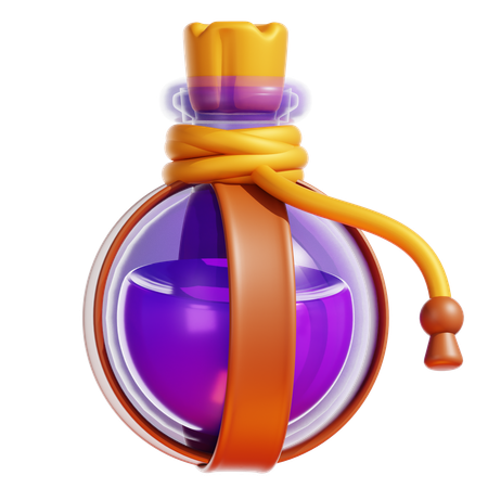 MEDIEVAL MAGIC POTION  3D Icon