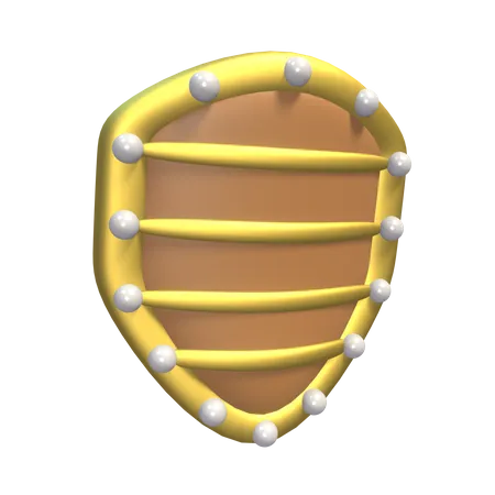 Medieval Shield  3D Icon