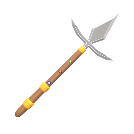 Medieval Spear  3D Icon