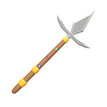 Medieval Spear  3D Icon