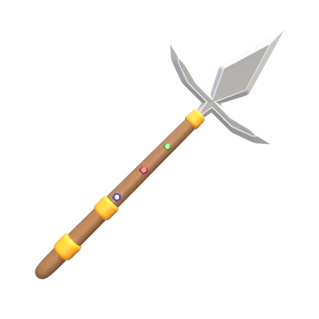 Medieval Spear  3D Icon