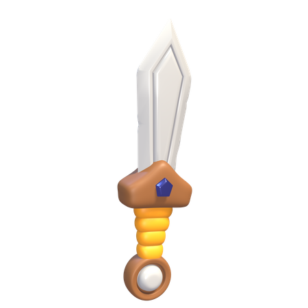 Medieval Sword  3D Icon