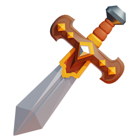 MEDIEVAL SWORD  3D Icon