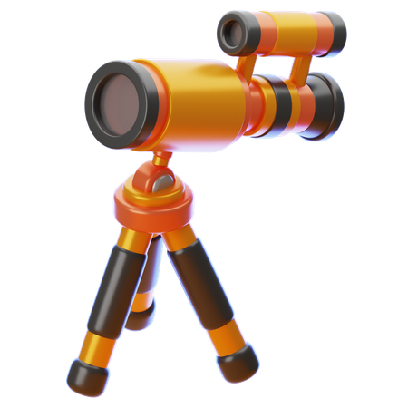 MEDIEVAL TELESCOPE  3D Icon