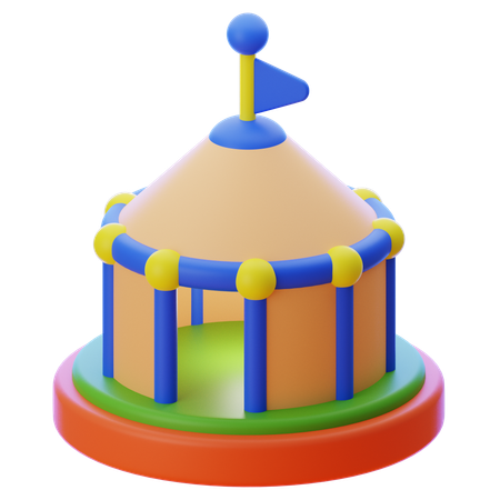 MEDIEVAL TENT  3D Icon
