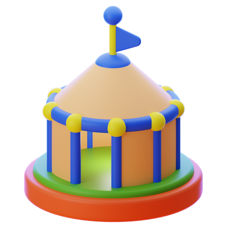 MEDIEVAL TENT  3D Icon