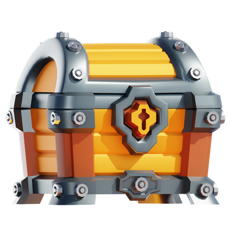 MEDIEVAL TREASURE CHEST  3D Icon