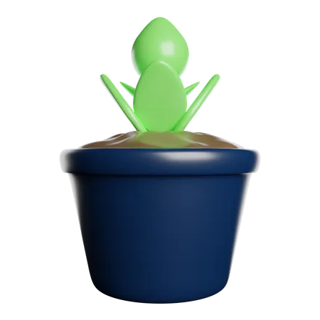 Planta Naturaleza Hoja 3D Icon