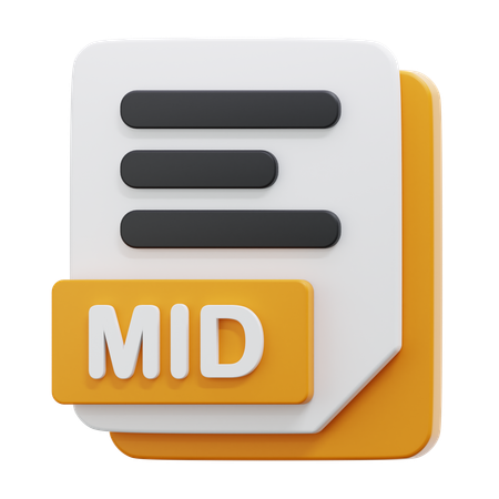 Medio archivo  3D Icon