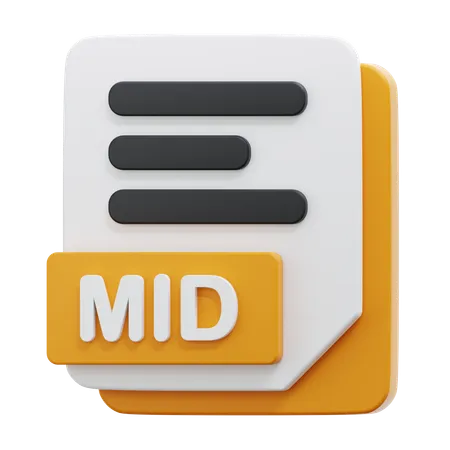 Medio archivo  3D Icon