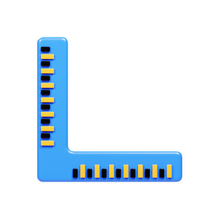 Medir  3D Icon