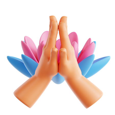 Meditación  3D Icon