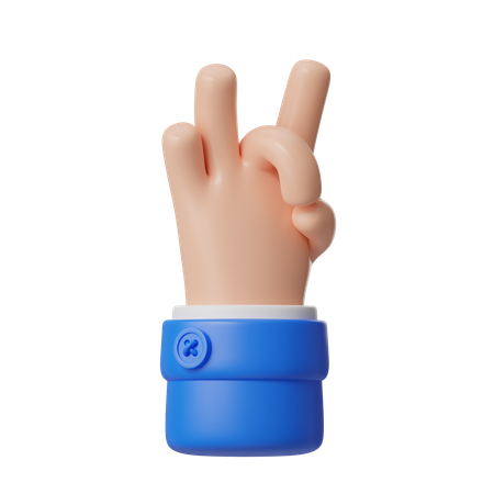瞑想の手のジェスチャー  3D Icon