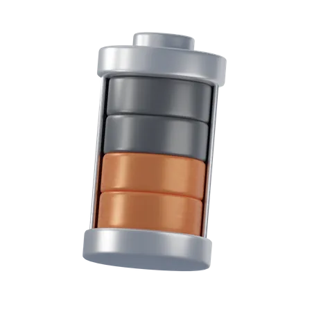 Medium Battery  3D Icon