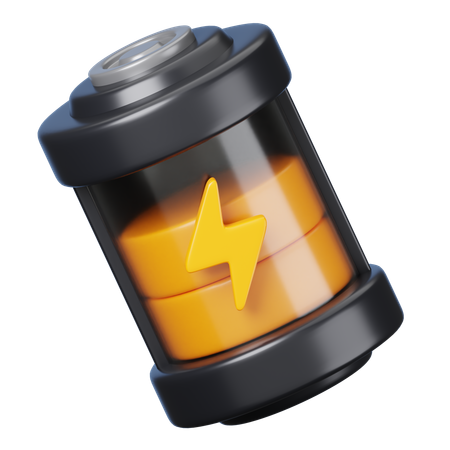 Medium Battery  3D Icon