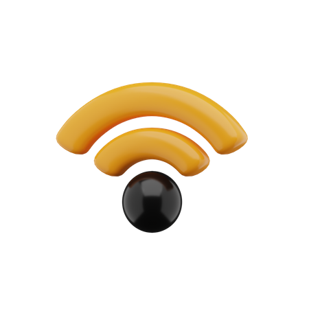 Medium Signal Wifi  3D Icon