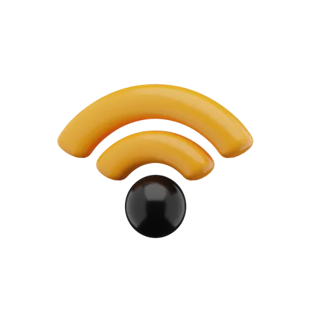 Medium Signal Wifi  3D Icon